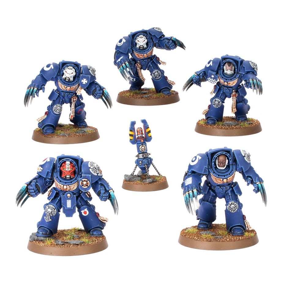 Games Workshop Warhammer40k Space Marines Terminator Assault Squad