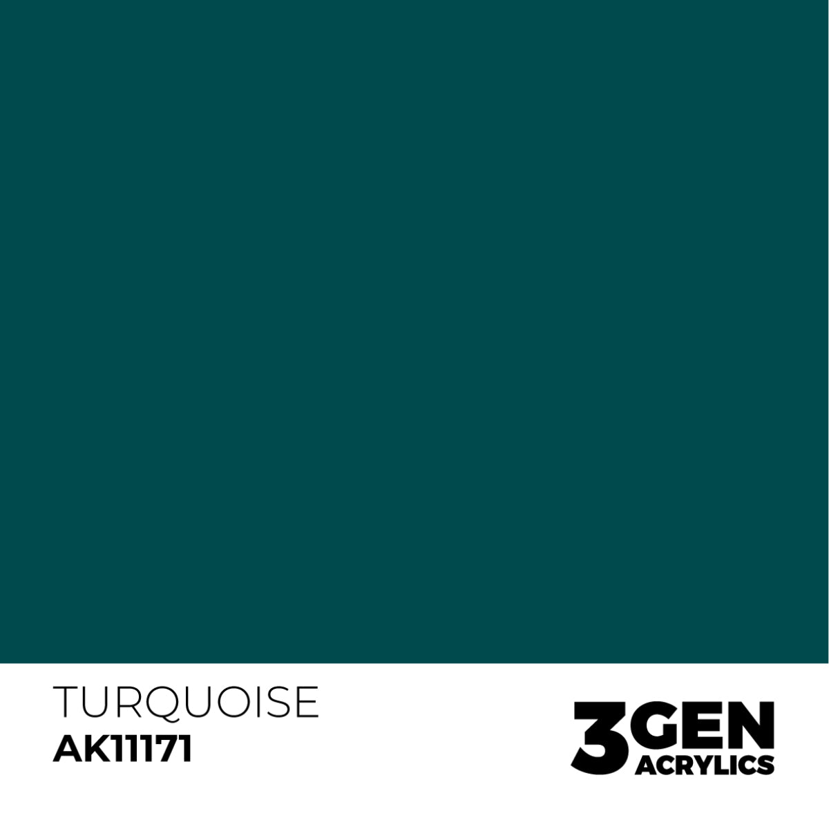 Ak Pintura Acrílica Gama Genérica AK11171 Turquoise 18ml