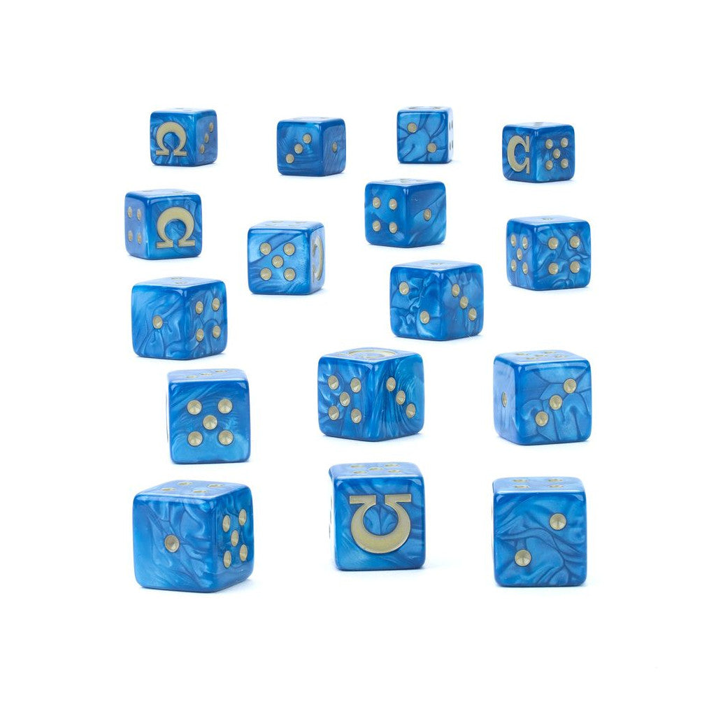 Games Workshop Warhammer40k Ultramarines Dice Set Dados