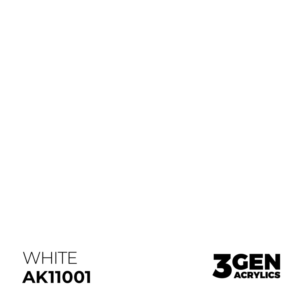 Ak Pintura Acrílica Gama Intense AK11001 White 18ml