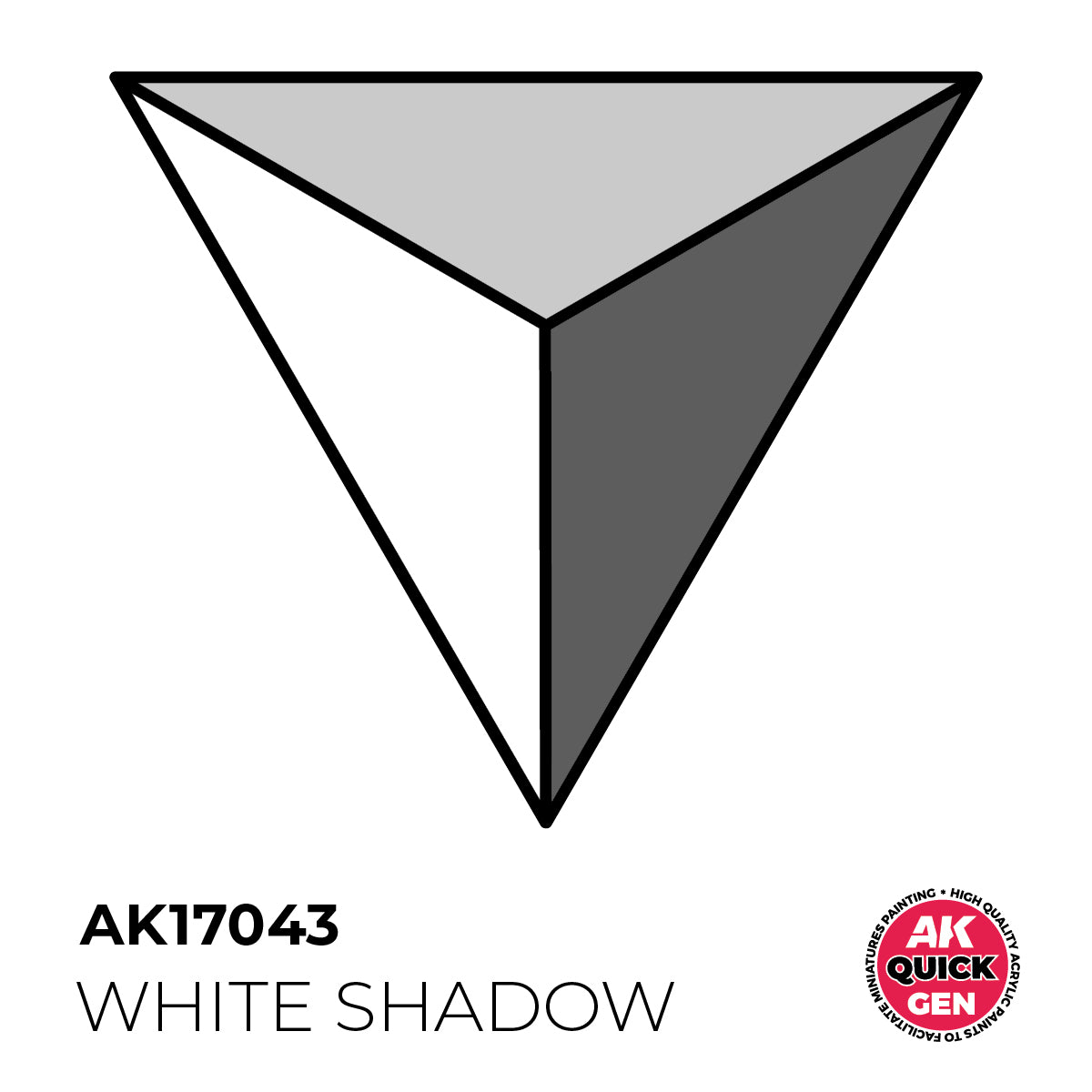 AK Pintura Acrílica Quickgen AK17043 Intensity Low White Shadow 18ml