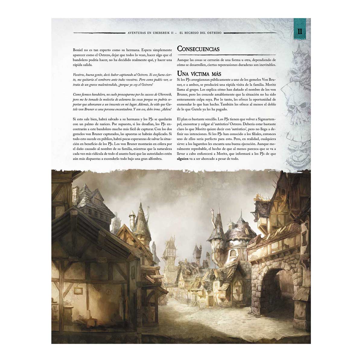 Devir Warhammer Fantasy Aventuras En Ubersreik 2 Libro - Español