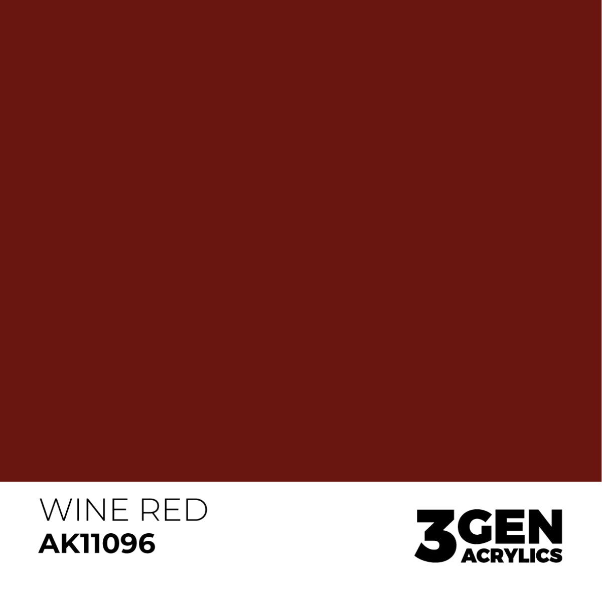 Ak Pintura Acrílica Gama Genérica AK11096 Wine Red 18ml