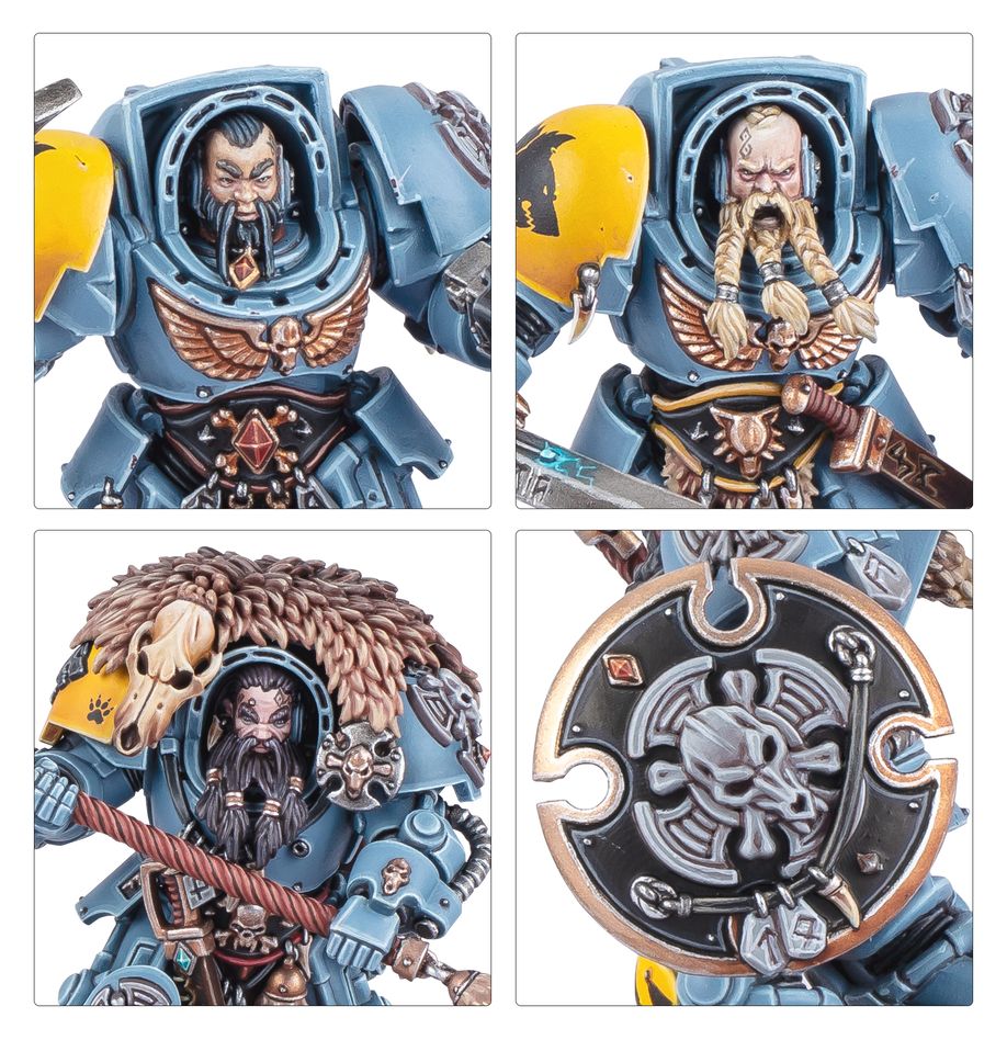 Games Workshop Warhammer40k Space Wolves Wolf Guard Terminators