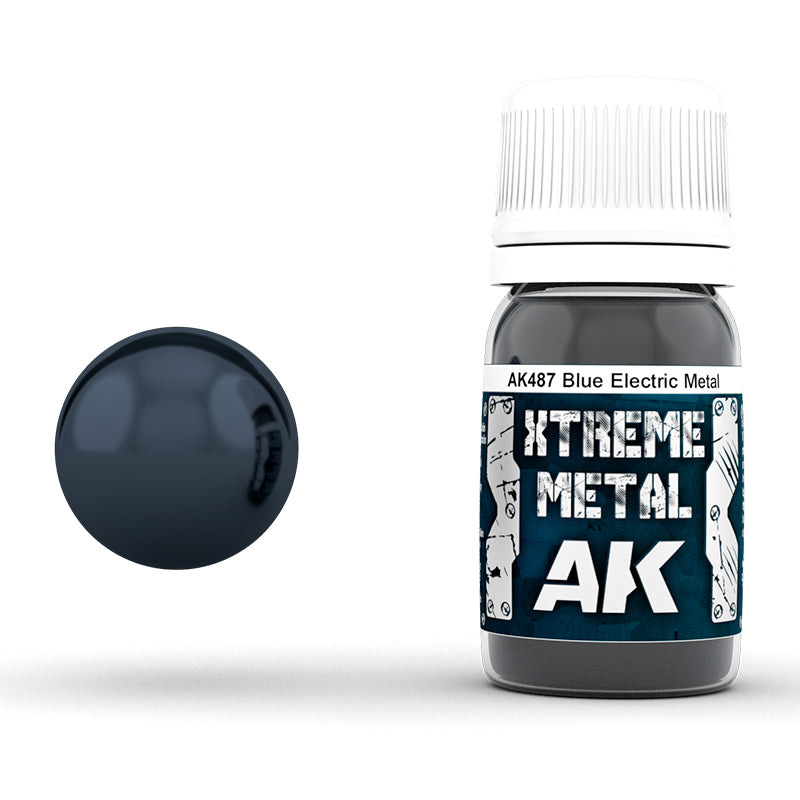 Ak Xtreme Metal Pintura AK487 Blue Electric Metal 30ml