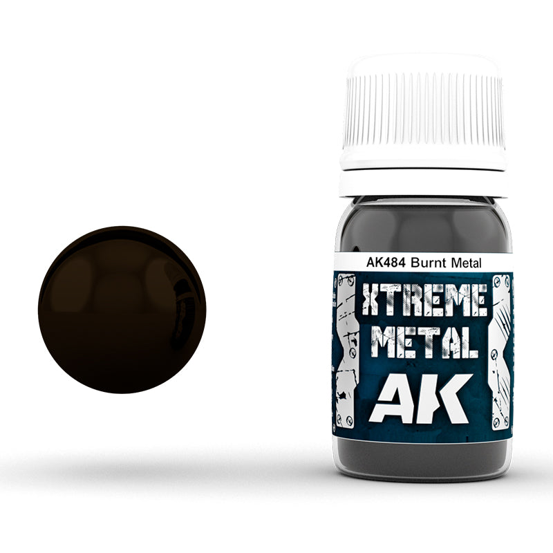 Ak Xtreme Metal Pintura AK484 Burnt Metal 30ml