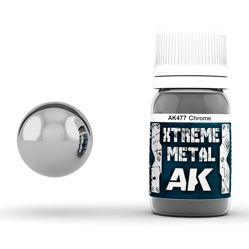 Ak Xtreme Metal Pintura AK477 Chrome 30ml