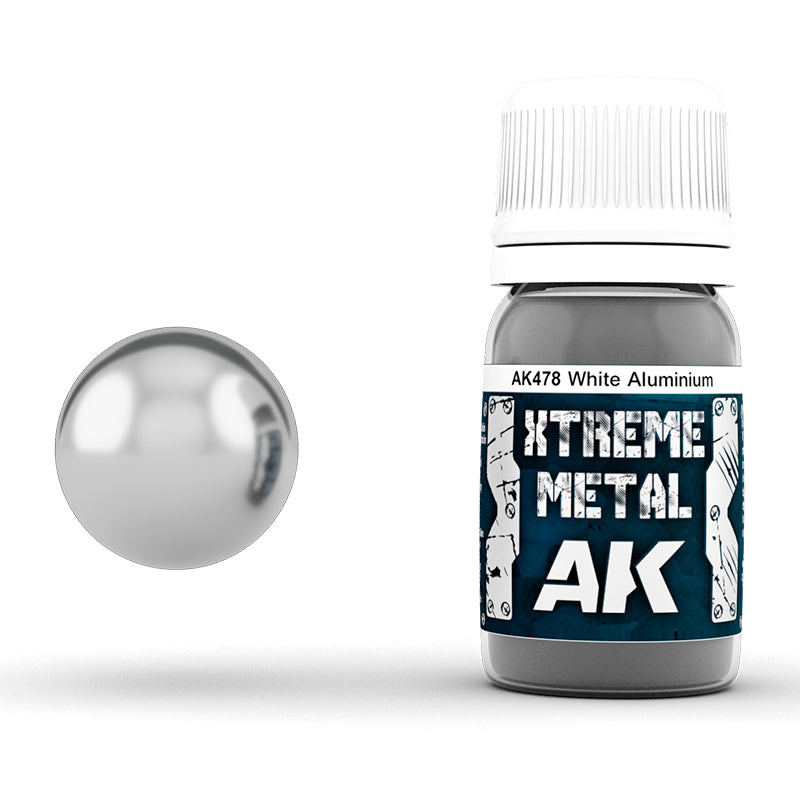 Ak Xtreme Metal Pintura AK478 White Aluminium 30ml