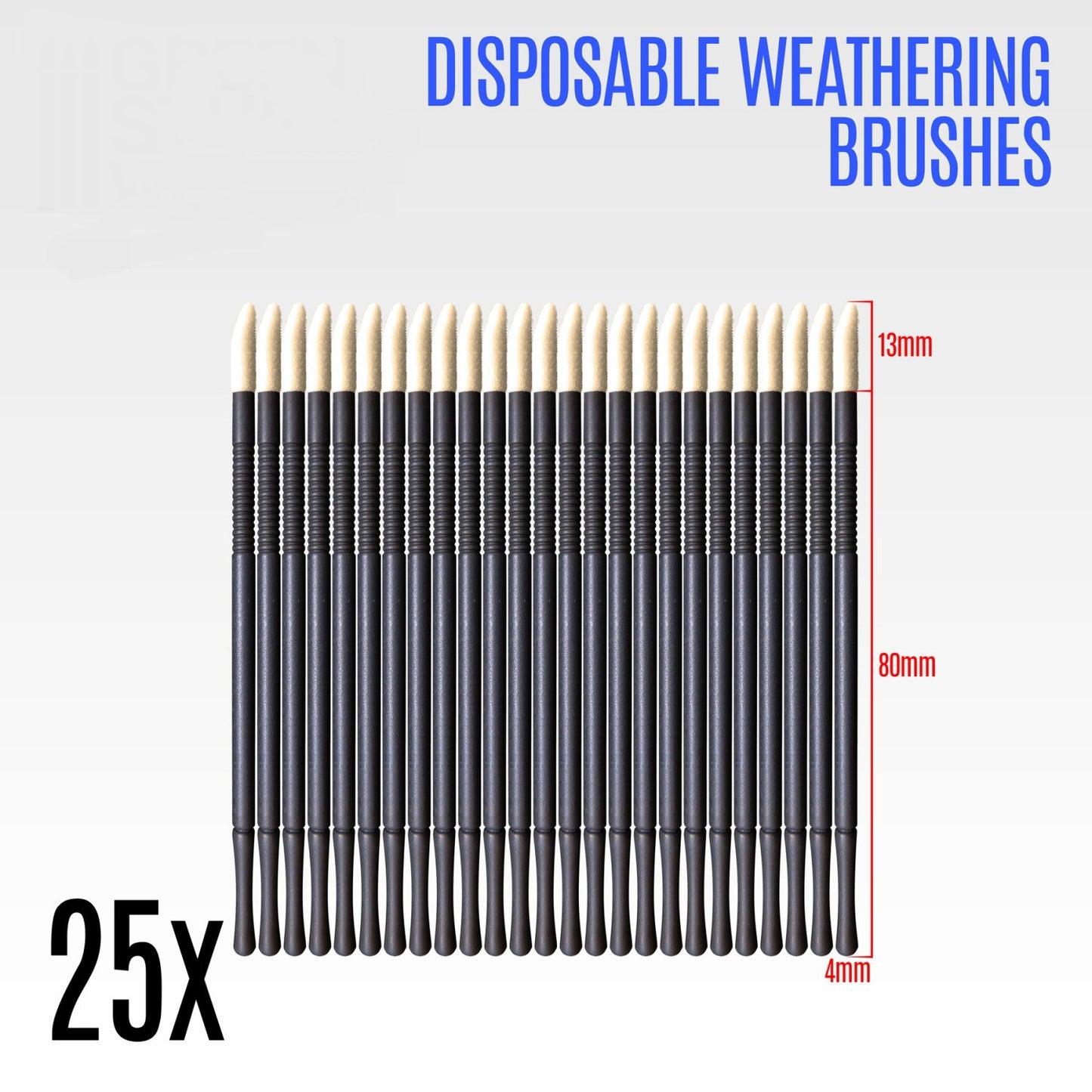 Green Stuff World Pinceles Weathering Desechables 25pzs