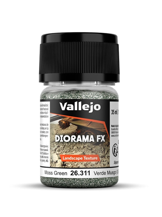 Vallejo Diorama Fx Landscape Texture Verde Musgo 35ml 26.311 0.5-2 MM