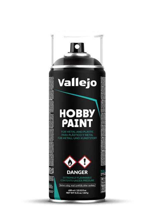 Vallejo Hobby Paint Negro 28.012 400ml Pintura en Aerosol