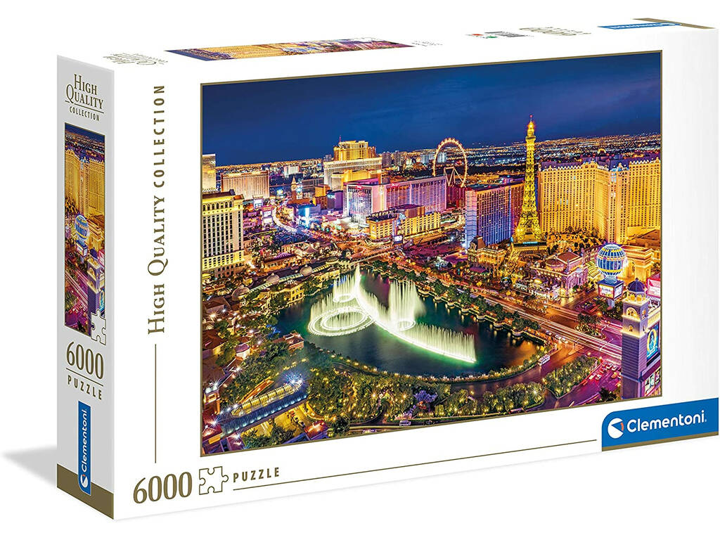 Clementoni Rompecabezas Las Vegas Vista Aerea 6000 Pza