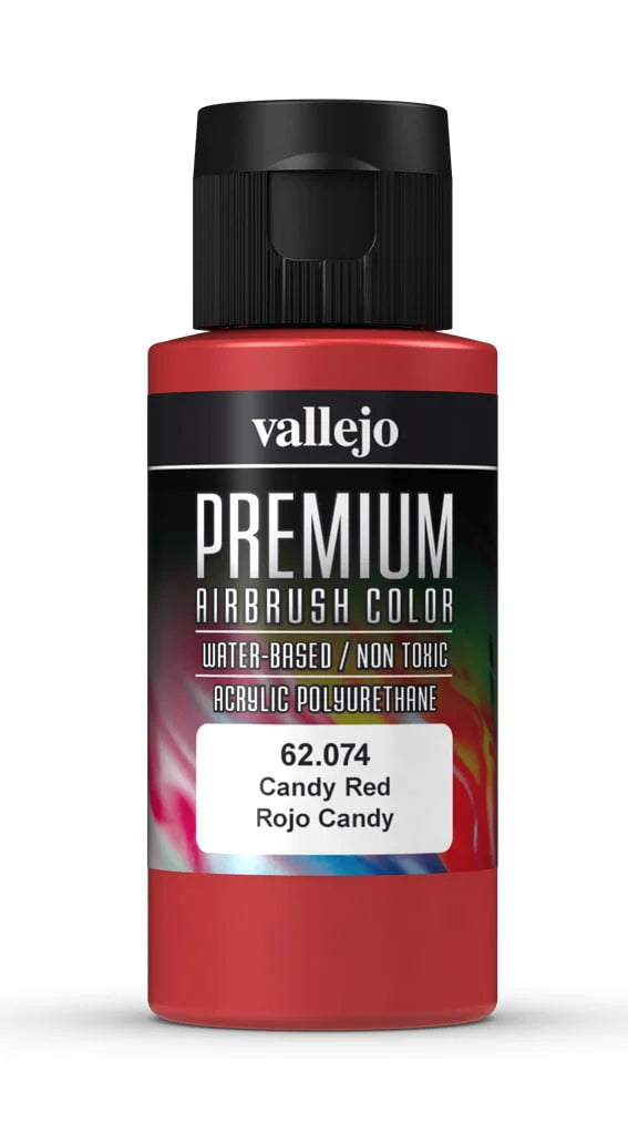 Vallejo Premium AirBrush Rojo Transparente 62.074 60ml