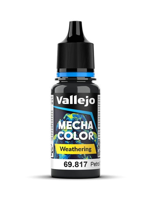 Vallejo Mecha Color 17ml Pintura Acrílica Weathering Petrol Spills 69.817