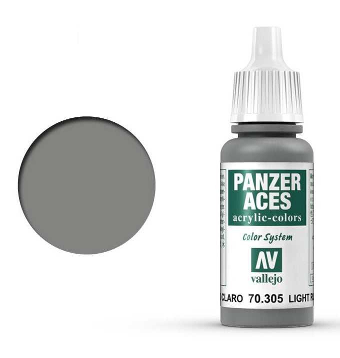 Vallejo Panzer Aces 17ml Caucho Claro 70.305 Pintura Acrilica