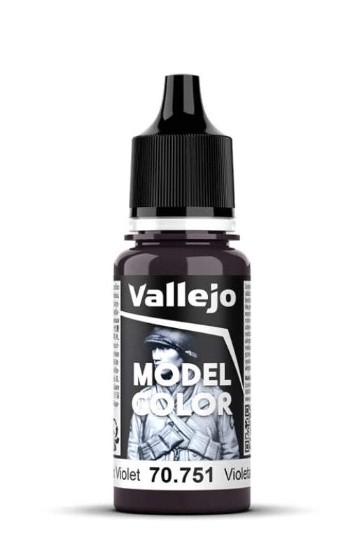 Vallejo Model Color 2024 54 Violeta Negro 70.751 18ml Pintura Acrílica