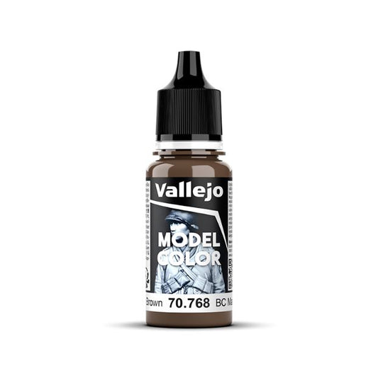 Vallejo Model Color 2024 18ml Pintura Acrílica 143 BC Marrón Oscuro 70.768