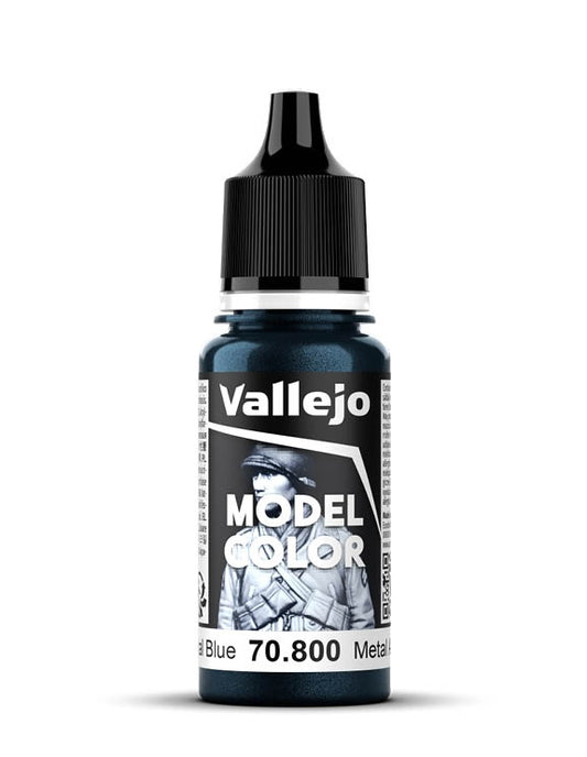 Vallejo Model Color 2024 18ml Pintura Acrílica 204 Metal Azul 70.800