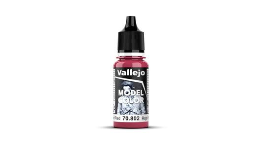 Vallejo Model Color 2024 18ml Pintura Acrílica 045 Rojo Sunset 70.802