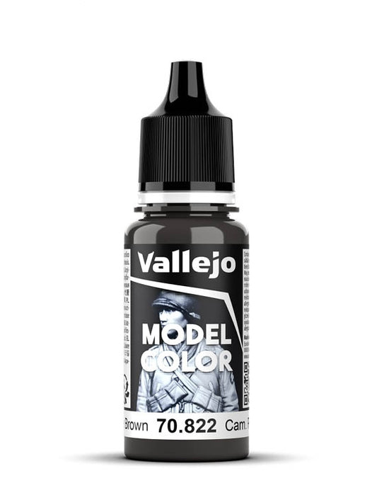Vallejo Model Color 2024 18ml Pintura Acrílica 145 Camuflaje Pardo Negro 70.822