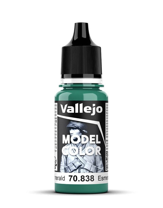 Vallejo Model Color 2024 18ml Pintura Acrílica 75 Esmeralda 70.838