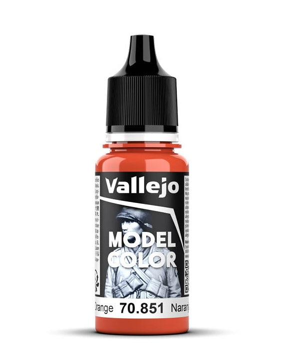 Vallejo Model Color 2024 18ml Pintura Acrílica 30 Naranja Intenso 70.851