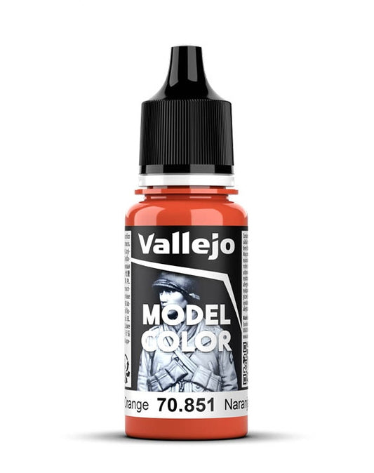 Vallejo Model Color 2024 18ml Pintura Acrílica 30 Naranja Intenso 70.851