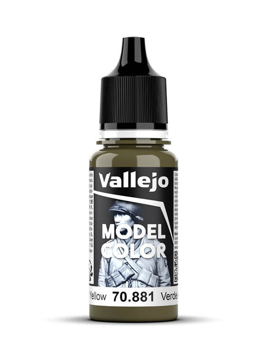 Vallejo Model Color 2024 18ml Pintura Acrílica 121 Verde Amarillo 70.881