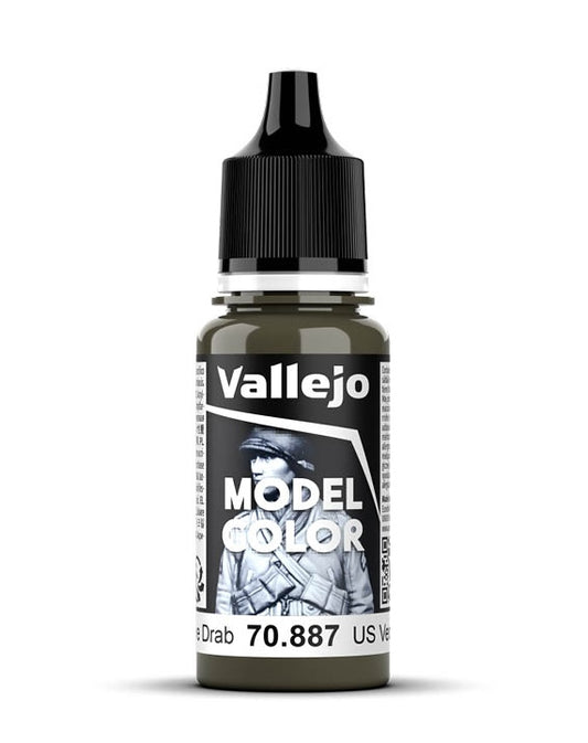 Vallejo Model Color 2024 18ml Pintura Acrílica 122 US Verde Oliva 70.887