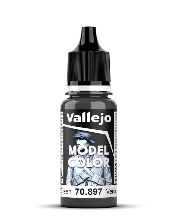 Vallejo Model Color 2024 18ml Pintura Acrílica 84 Verde Bronce 70.897