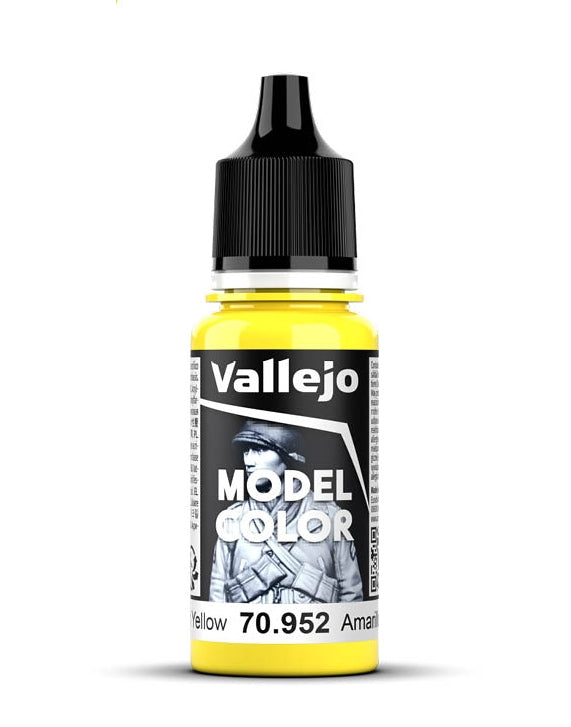Vallejo Model Color 2024 18ml Pintura Acrílica 25 Amarillo Limón 70.952