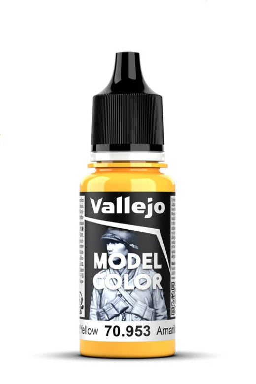 Vallejo Model Color 2024 15 Amarillo Mate 70.953 18ml Pintura Acrílica