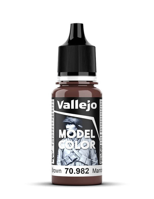 Vallejo Model Color 2024 18ml Pintura Acrílica 162 Marrón Rojo 70.982