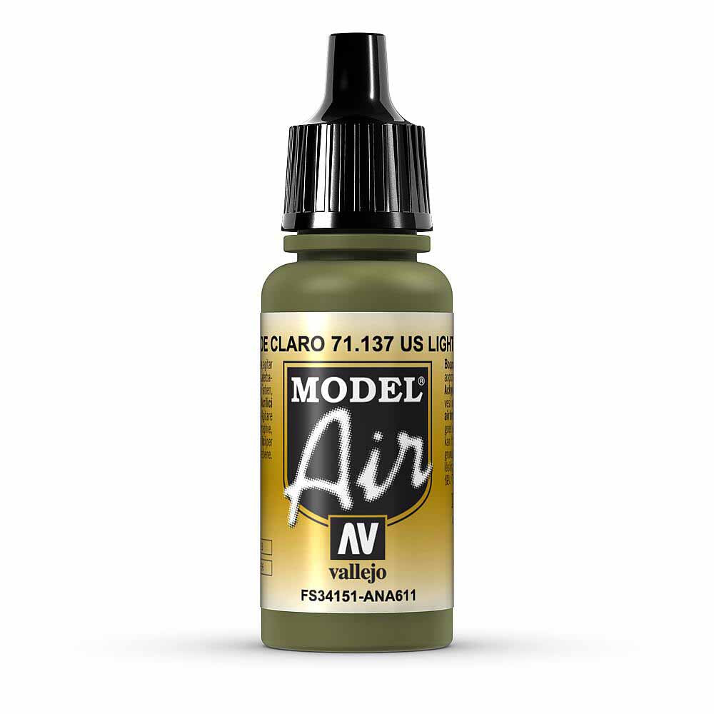 Vallejo Model Air 17ml US Verde Claro 71.137