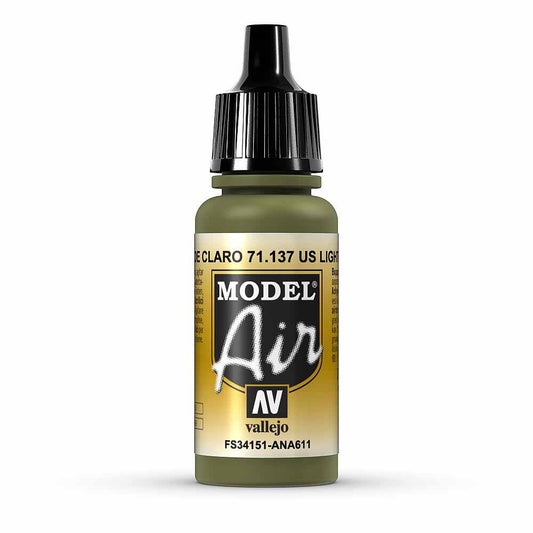 Vallejo Model Air 17ml US Verde Claro 71.137