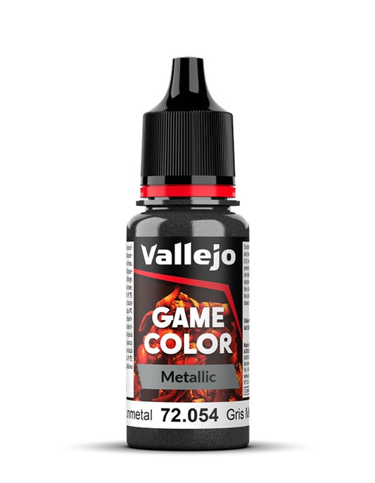 Vallejo Game Color 17ml Metallic Gris Metalizado Oscuro 72.054