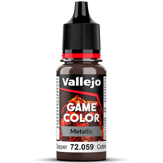 Vallejo Game Color Metallic 2023 Cobre Bruñido 72.059 17ml Pintura