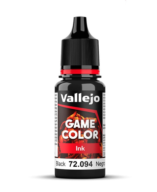 Vallejo Game Color Ink Negro 72.094 18ml