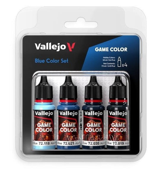 Vallejo Game Color Set 4x18ml Blue Color Set 72.376