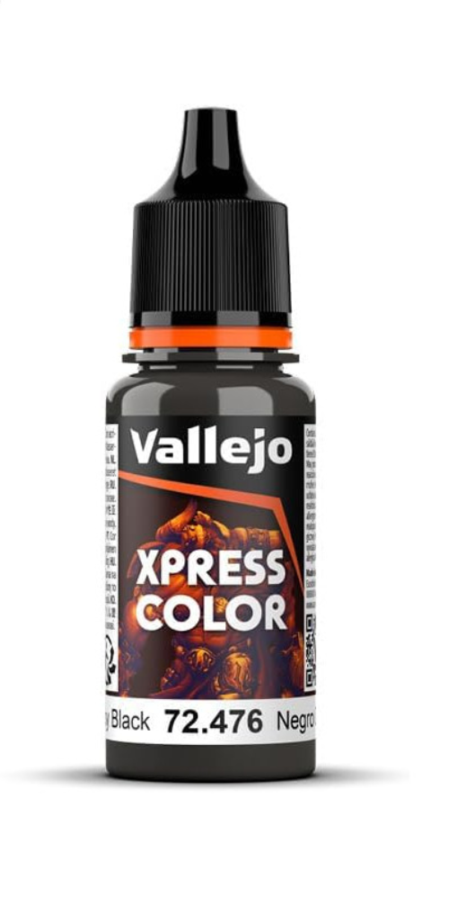 Vallejo Xpress Color 72.476 Negro Grasiento 17ml Pintura Acrílica