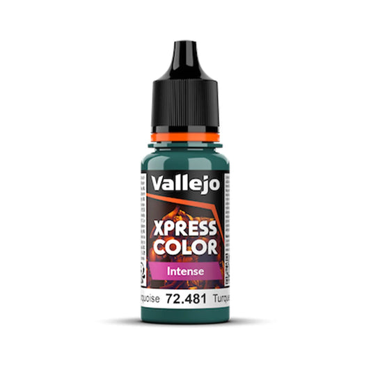 Vallejo Xpress Color Intence 72.481 Turquesa Herético 17ml Pintura Acrílica