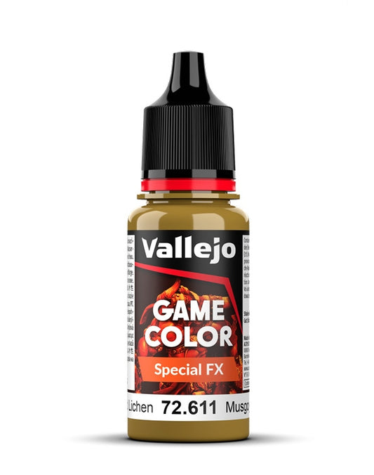 Vallejo Game Color 18ml Pintura Acrílica Special FX Musgo y Liquen 72.611