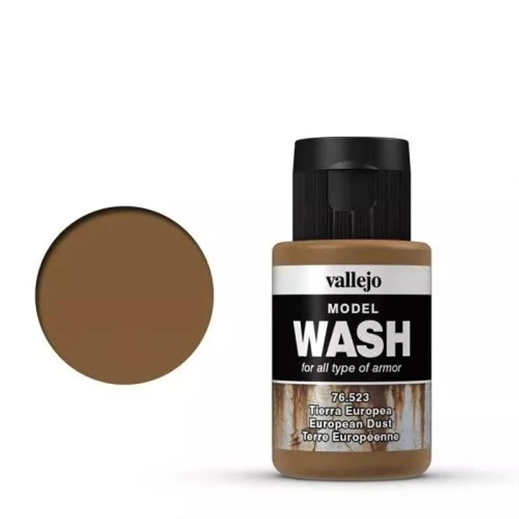 Vallejo Model Wash Lavado Tierra Europea 76.523 32ml Pintura Acrílica