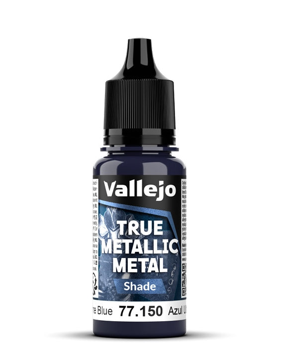 Vallejo True Metallic Metal 18ml Pintura Acrilica 77.150 Azul Ultramar Shade