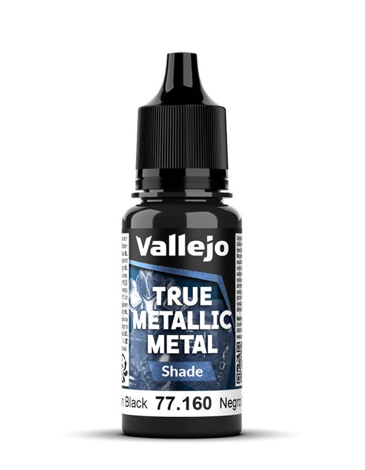 Vallejo True Metallic Metal 18ml Pintura Acrilica 77.160 Negro obsidiana Shade