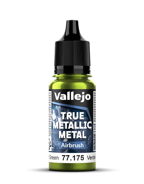 Vallejo True Metallic Metal 18ml Pintura Acrilica 77.175 Verde ÁmbarAirbrush