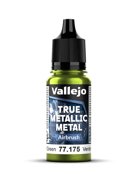 Vallejo True Metallic Metal 18ml Pintura Acrilica 77.175 Verde ÁmbarAirbrush