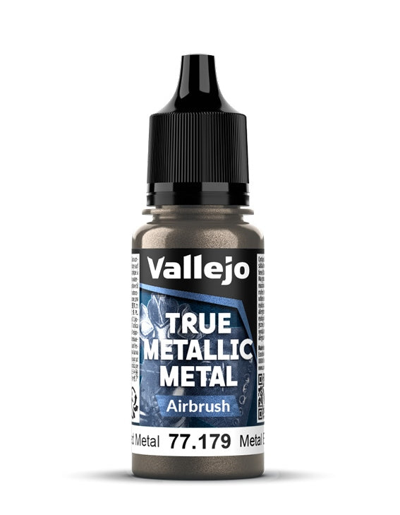 Vallejo True Metallic Metal 18ml Pintura Acrilica 77.179 Metal Envejecido Airbrush