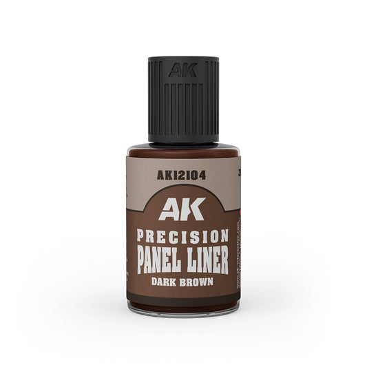 Ak Precision Panel Liner Panelador De Precisión 30ml AK12104 Dark Brown