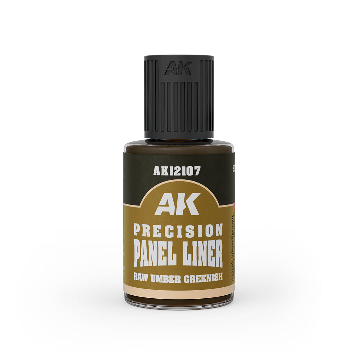 Ak Precision Panel Liner Panelador De Precisión 30ml AK12107 Raw Umber Greenish